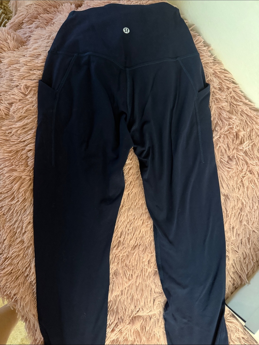 lululemon athletica Kids Navy-Black Athletic Leggings with Side Pockets